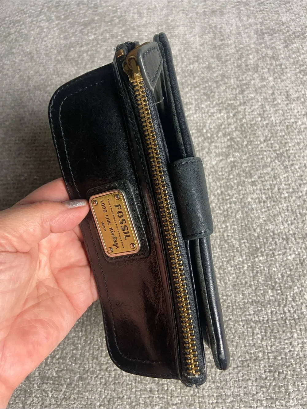 Fossil leather wallet